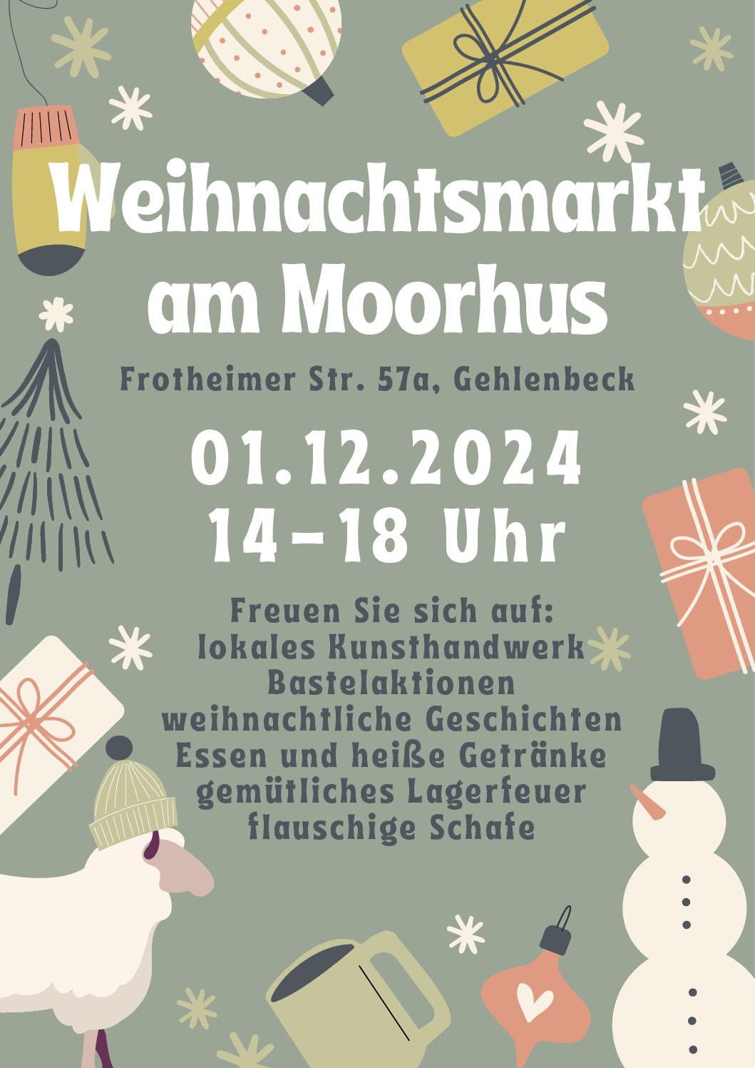 Weihnachtsmarkt am Moorhus